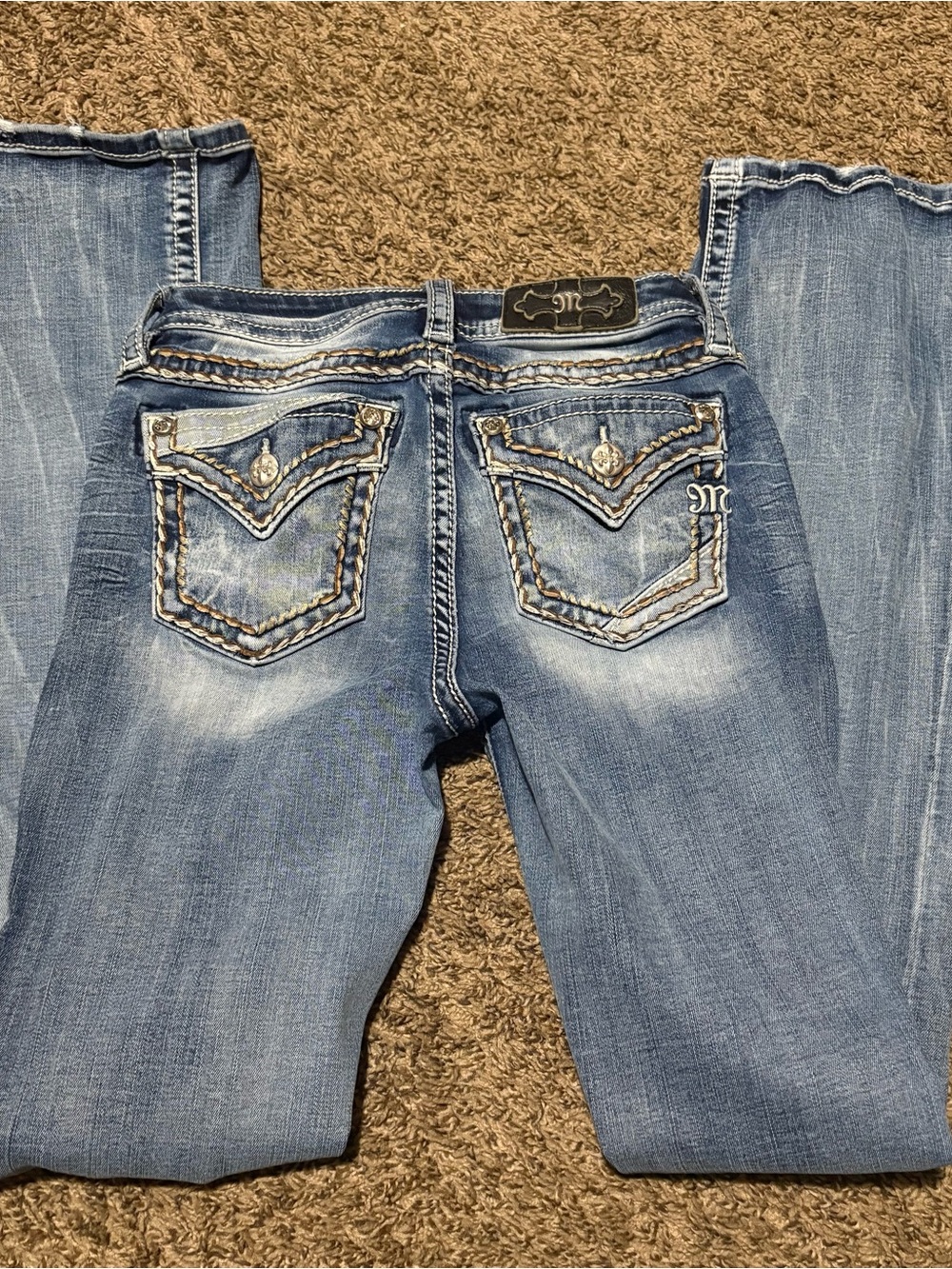 Miss Me Blue Boot Cut Jeans size 25 - Picture 4 of 8